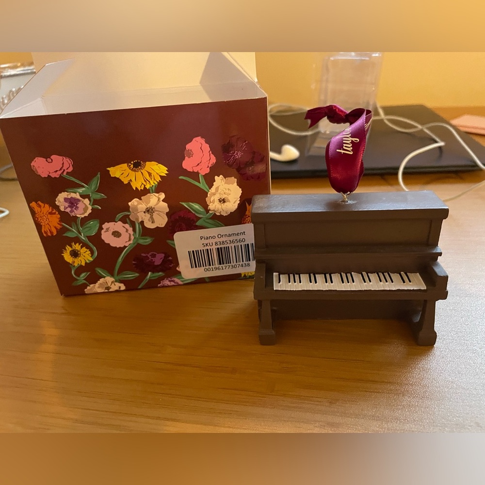 SOLD 

Official Taylor Swift Surprise Song Piano Ornament